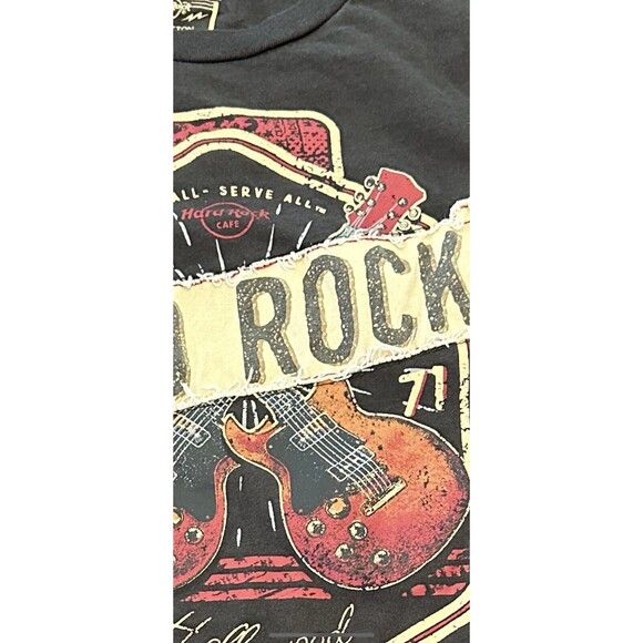 Hard Rock T-shirt Men’s S Charcoal Atlantic City Love All Serve All Rock Is Free - Picture 8 of 8